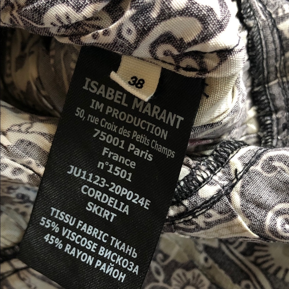 Isabel Marant Cordelia Skirt 6 - Picture 5 of 7